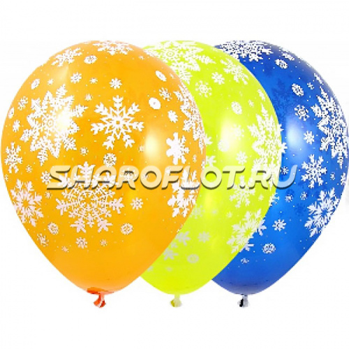 Шары Снежинки, 30см