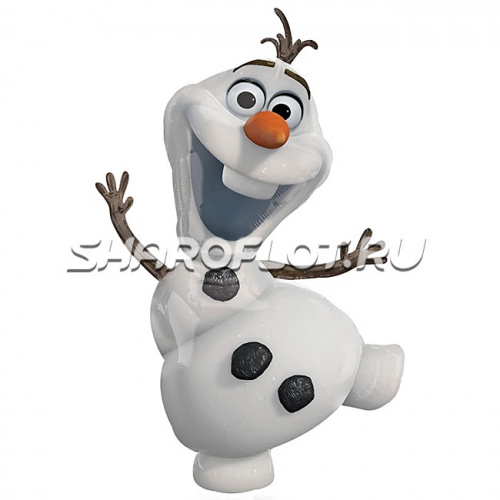 Шар Олаф снеговик 60см