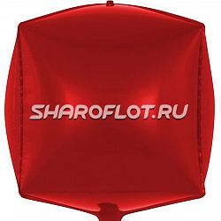 Шар Куб Красный 55см