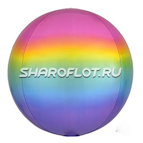 Шарик Сфера Радуга 40см