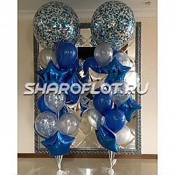 Большие фонтаны на выписку мальчику