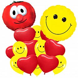 Букет шаров «Смех и помидоры»