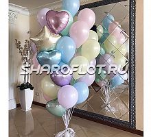 Фонтан из шаров " Нежность"