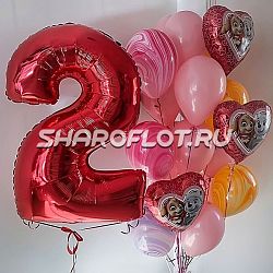 Шары на 2 года девочке