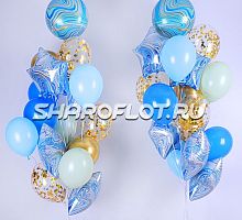 Фонтан из шаров со сферой Агат