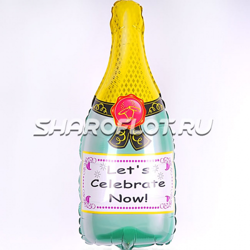 Шар Бутылка Шампанского 80см