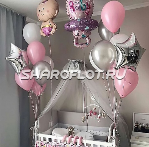 Сет с 3Д соской на встречу из роддома