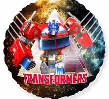 Шар Круг Оптимус Прайм 40см