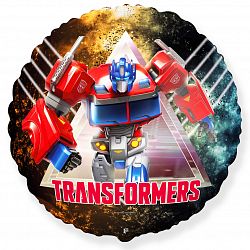 Шар Круг Оптимус Прайм 40см