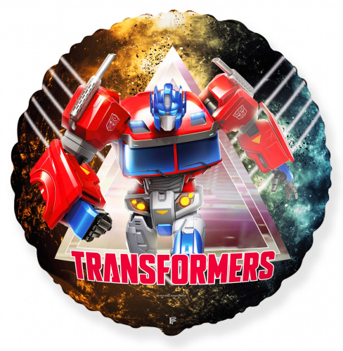 Шар Круг Оптимус Прайм 40см