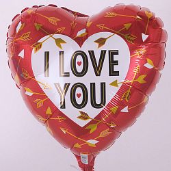 Сердце I LOVE YOU в рамочке 40см