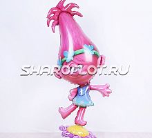 Ходячий шар Тролли Розочка 140см