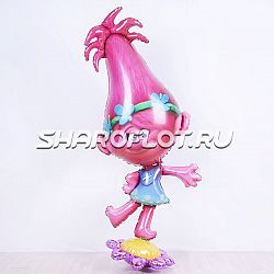 Ходячий шар Тролли Розочка 140см