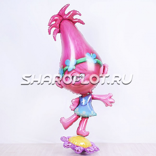 Ходячий шар Тролли Розочка 140см