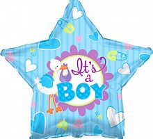 Шар звезда «У нас мальчик!»