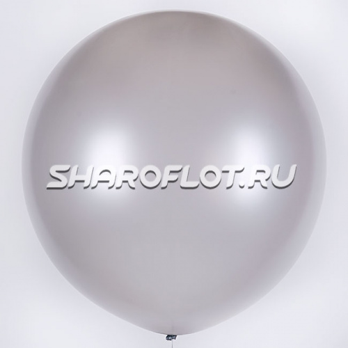 Большой шар Серебрянный металлик 80см