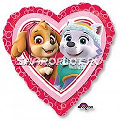 Шар Сердце Скай и Эверест 40см