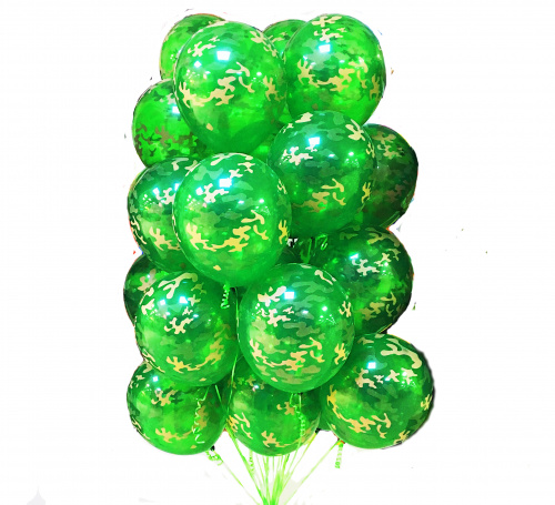 Шары Камуфляж 30см