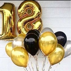 Композиция шаров с цифрой №110