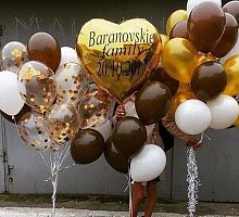 Композиция с большими шарами №17