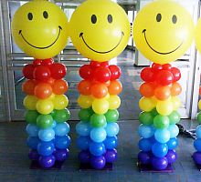 Колонна из шаров Смайл