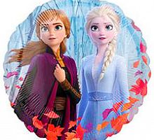 Шар Круг Холодное сердце 40см