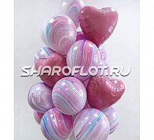 Фонтан из шаров "Ванильная мечта"