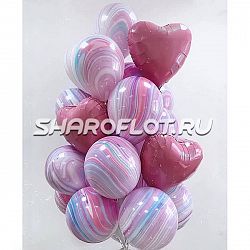 Фонтан из шаров "Ванильная мечта"