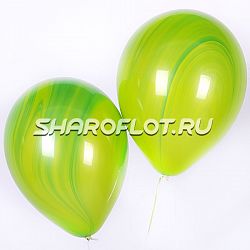 Шары Агаты Зеленые 30см