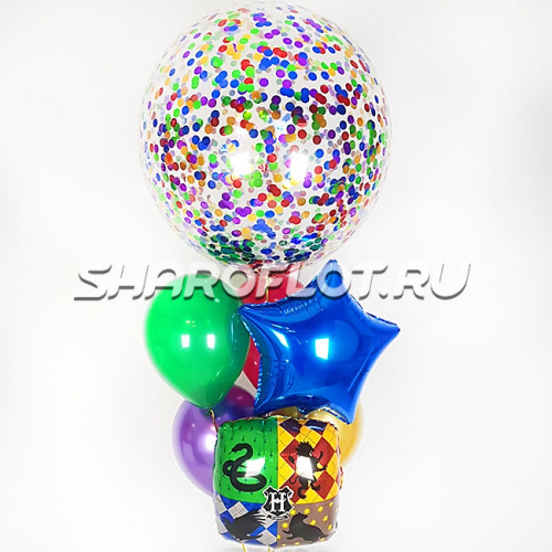 Фонтан с большим шаром Гарри Поттер