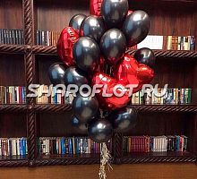 Букет шаров Черный жемчуг