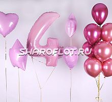 Сет шаров на 4 года дочке