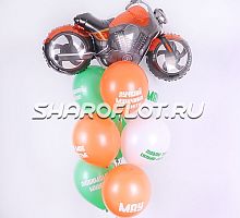 Фонтан с мотоциклом и индивидуальными надписями