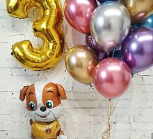 Композиция на день рождение Крепыш спешит на помощь