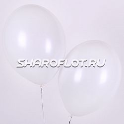 Шар Белый пастель 30см