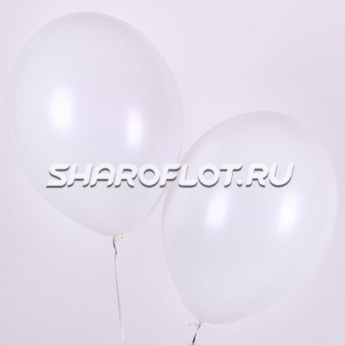 Шар Белый пастель 30см