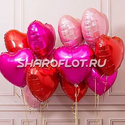 Букет шаров на 14 февраля