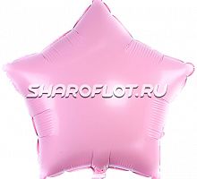 Шар Звезда Макарунс Розовая 40см