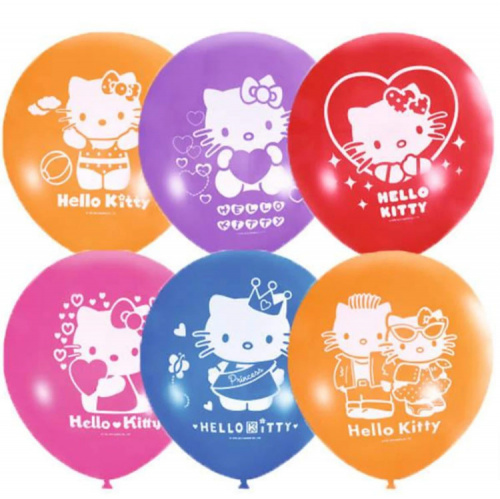Шары Хелло Китти Ассорти 30см