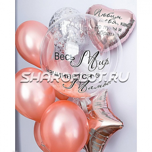 Букет шаров маме