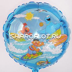 Круг Улица Сезам На Волне 40см