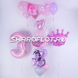 Шарики юной принцессе