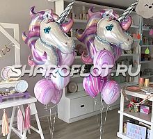Шары с единорогом для девочки
