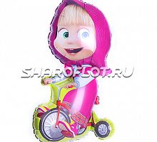 Шар Маша на велосипеде 90см