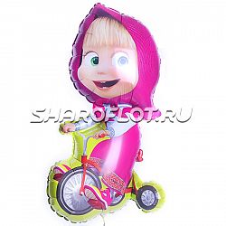 Шар Маша на велосипеде 90см