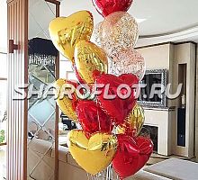 Букет из шаров ко дню Святого Валентина