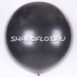 Большой шар Черный металлик 80см