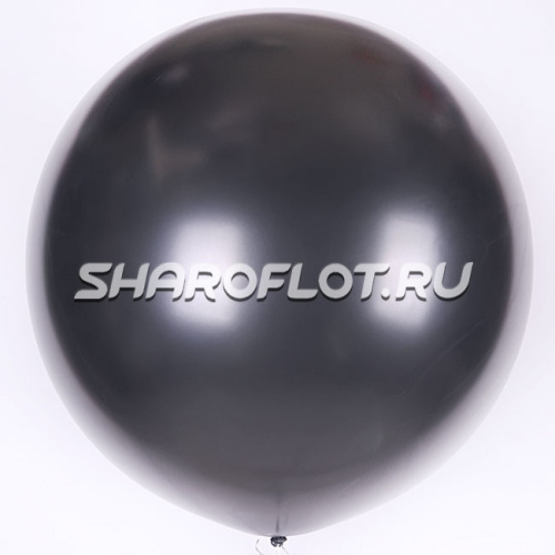 Большой шар Черный металлик 80см Большой шар Черный металлик 80см