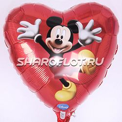 Сердце Микки 40см