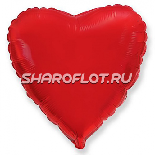 Шар Сердце Красное 70см